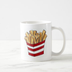 Pommes frites Pommes frites Fry Fast Food Kaffeetasse