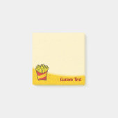 Pommes Frites Post-it Klebezettel (Vorderseite)