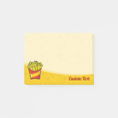 Pommes Frites Post-it Klebezettel (Vorderseite)