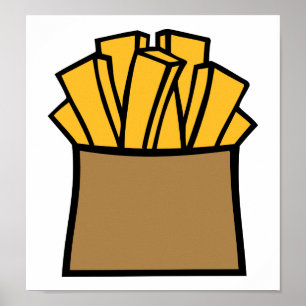 Pommes frites poster