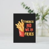 Pommes frites postkarte (Stehend Vorderseite)