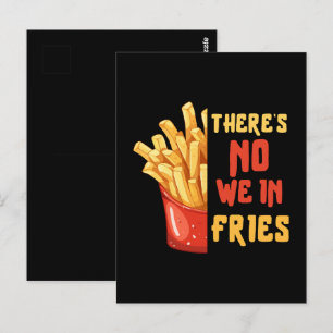 Pommes frites postkarte