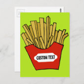 Pommes frites, Postkarte (Vorne/Hinten)