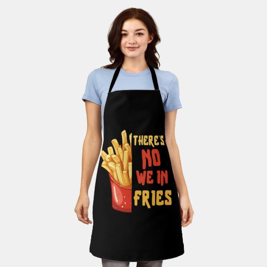Pommes frites schürze (Getragen)