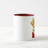 Pommes-Frites sind die Teufel-Tasse Tasse (Zentrum)