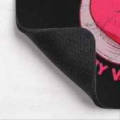 Pommes Frites sind mein Valentins-Finger-Chips Lus Mousepad (Ecke)