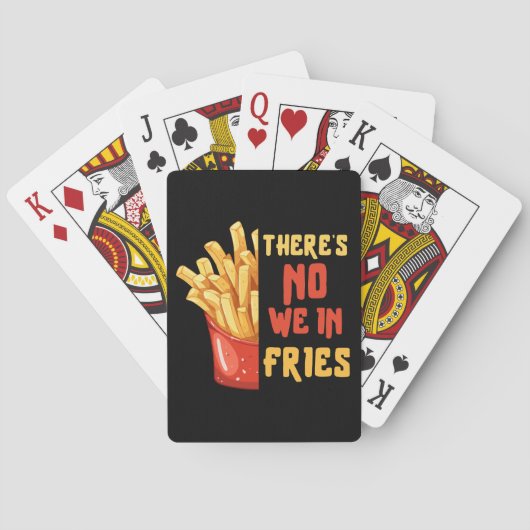 Pommes frites spielkarten (Rückseite)