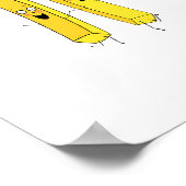 Pommes frites Thema Poster (Ecke)