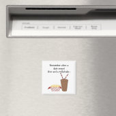 Pommes Frites und ein Milchshake Magnet (In Situ (Geschirrspüler))
