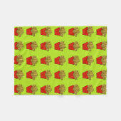 Pommes frites Vlies-Decke Fleecedecke (Vorderseite (Horizontal))