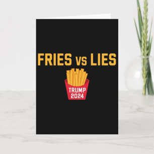 Pommes gegen Lügen Trump 2024 Trump 2024 Pommes ge Karte