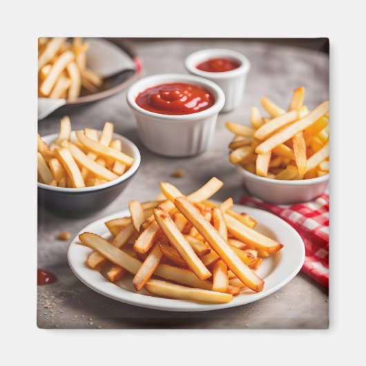 Pommes & Ketchup Magnet (Vorne)