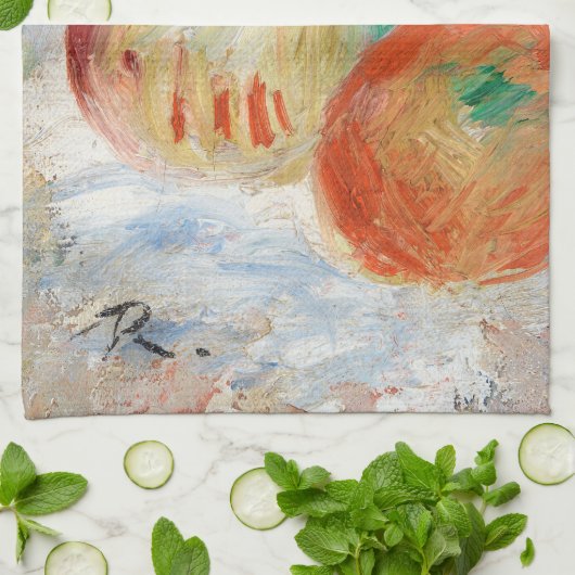 Pommes | Renoir Geschirrtuch (Gefaltet)