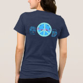 Pommes, Trinkpickleball Tri-Blend Shirt (Rückseite)