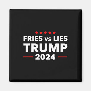 Pommes Vs Lügen Trump 2024 Fritten Trump Vance Magnet