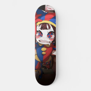 Pomni (The Amazing Digital Circus) - Ängstlicher O Skateboard