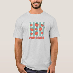 Pomodoro-Timer Produktivitäts-Tomate Studien-Fokus T-Shirt