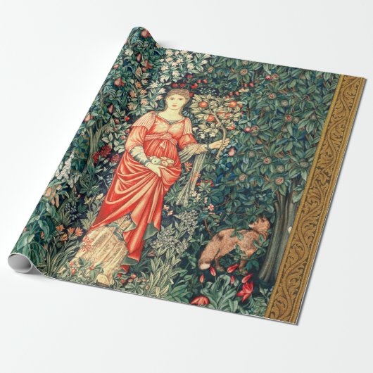 POMONA HOLT OBST IN GRIECHENLAND, WALDTIEREN GESCHENKPAPIER (Ungerollt)