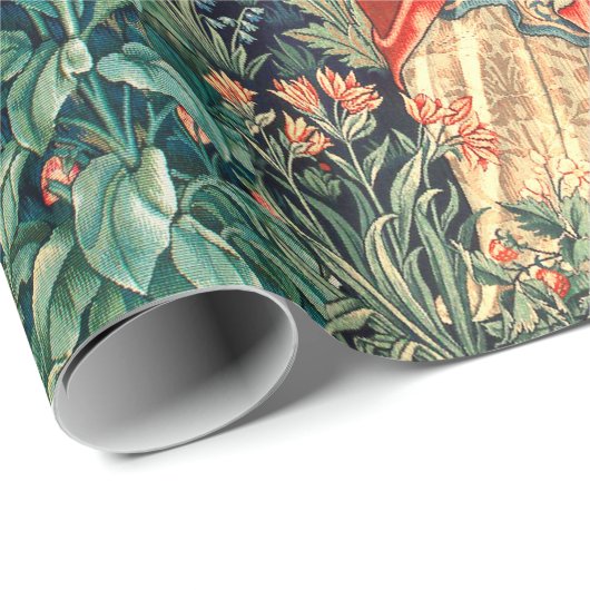 POMONA HOLT OBST IN GRIECHENLAND, WALDTIEREN GESCHENKPAPIER (Rolleneckpunkt)