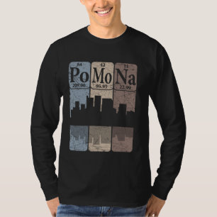 Pomona Kalifornien Periodensystem Elemente Pomona  T-Shirt