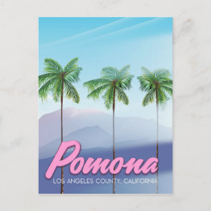 Pomona, Kalifornien, USA Postkarte