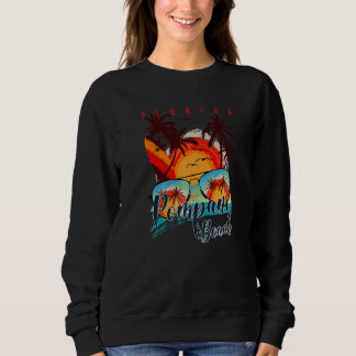 Pompano Beach Fl Summer Vacation Trip  Florida Bea Sweatshirt