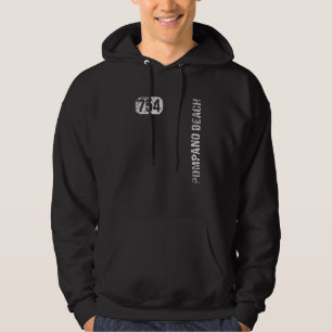 Pompano Beach Florida 754 Vorwahl Vintage Retro Hoodie