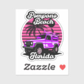 Pompano Beach, Florida Aufkleber (Blatt)