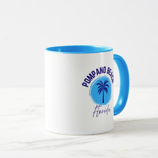 Pompano Beach Florida Coffee Mug Tasse (VorderseiteRechts)