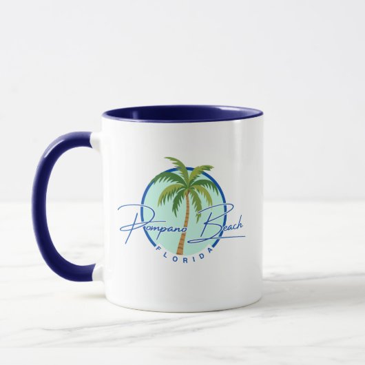 Pompano Beach Florida Kaffeetasse (Links)