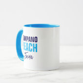 Pompano Beach Florida Kaffeetasse (Vorderseite Links)