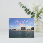 Pompano Beach Florida Postcard Postkarte (Stehend Vorderseite)