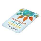 Pompano Beach Florida Sunshine Magnet (Linke Seite)