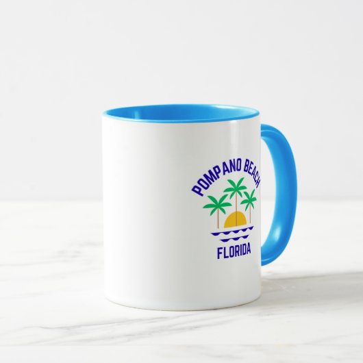 Pompano Beach Florida Tasse (VorderseiteRechts)