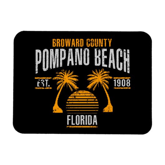 Pompano Beach Magnet (Horizontal)