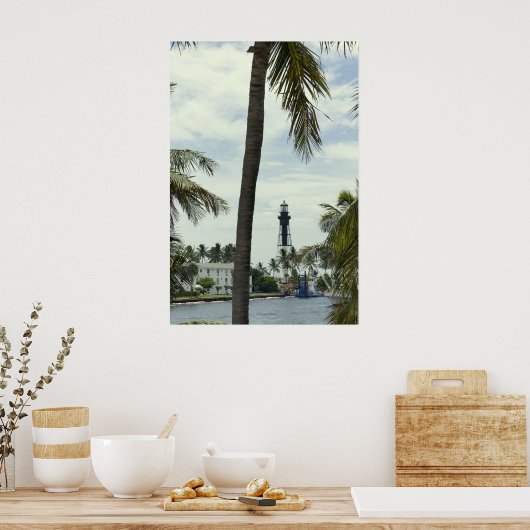Pompano Lighthouse Poster (Küche)
