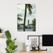 Pompano Lighthouse Poster (Heimbüro)