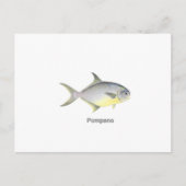 Pompano (mit dem Titel) Postkarte (Vorderseite)