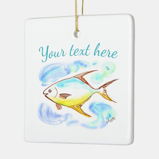 Pompano-Ornament Keramikornament (Links)