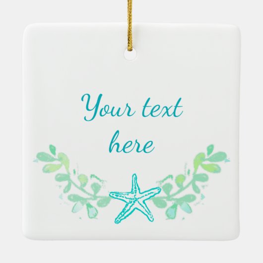 Pompano-Ornament Keramikornament (Rückseite)