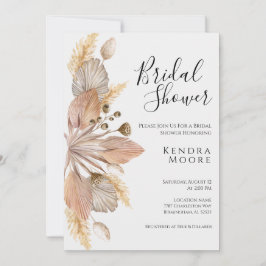 Pompas Grass Bridal Dusche Einladung Standard