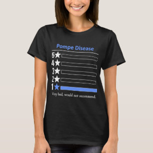 Pompe-Krankheit Sehr schlecht würde nicht empfehle T-Shirt