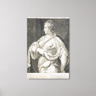Pompeia (D.-ANZEIGE 122) Ehefrau von Julius Cäsar Leinwanddruck