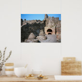 Pompeii, Bakery, with mill stones and oven Poster (Küche)