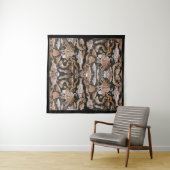 POMPEII COLLECTION,OCEAN - SEA LIFE SCENE Nautical Wandteppich (Beispiel)