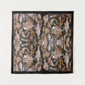 POMPEII COLLECTION,OCEAN - SEA LIFE SCENE Nautical Wandteppich (Vorderseite)