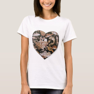 POMPEII COLLECTION / OZEAN - MEERESLEBENSZENE HERZ T-Shirt