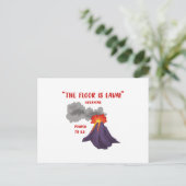 Pompeii der Boden ist Lava Postkarte (Stehend Vorderseite)