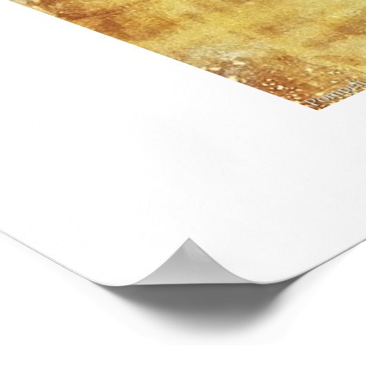 Pompeii Fresco Poster (Ecke)