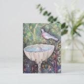 Pompeii Fresco von Pigeon über einem Brunnen Postkarte (Stehend Vorderseite)